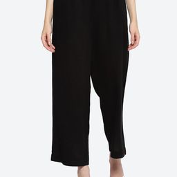 Biba Women Relaxed Mid-Rise Cotton Parallel Trousers-image-91
