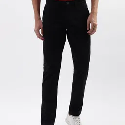 Bruun & Stengade Men Mid Rise Slim Fit Plain Cotton Chinos Trousers-image-84
