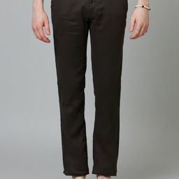 Celio Men Cotton Slim Fit Trousers-image-14