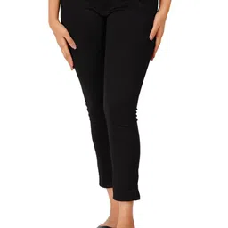 BAESD Women Smart Skinny Fit Mid-Rise Cropped Trouser-picture-30