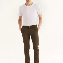 Red Flame Men Mid-Rise Cotton Skinny Fit Trousers-image-79