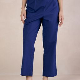 Femella Women Straight Fit High-Rise Pleated Trousers-image-55