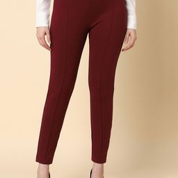 Allen Solly Woman Mid-Rise Trousers-55