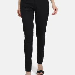 Monte Carlo Women Mid Rise Cotton Trousers-image-86