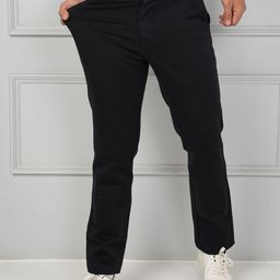 JOHN WATSON Men Comfort Low-Rise Cotton Formal Trousers-image-90