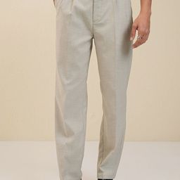 LOCOMOTIVE Men Solid Mid Rise Regular Fit Formal Trousers-image-43
