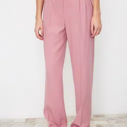 Trendyol Women Pleated Regular Trousers-image-24