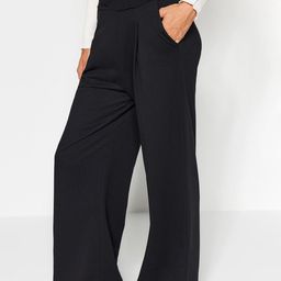Trendyol Women Mid-Rise Pleated Parallel Trousers-image-71