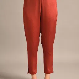 JAYPORE Women Relaxed Regular Fit Mid-Rise Trouser-image-46