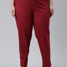 Go Colors Women Relaxed Mid-Rise Regular Fit Cotton Trouser-picture-44