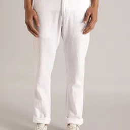 Indian Terrain Men Brooklyn Slim Fit Trousers-picture-26