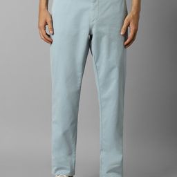 Louis Philippe Sport Men Slim Fit Cotton Regular Trousers-picture-36