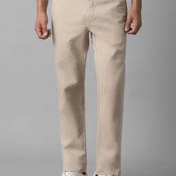 Louis Philippe Sport Men Tapered Fit Mid-Rise Cotton Regular Trousers-picture-57