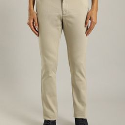 Indian Terrain Men Mid RIse Brooklyn Slim Fit Trousers-picture-13