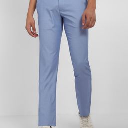 Allen Solly Men Slim Fit Checked Formal Trouser-image-81