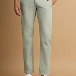 Allen Solly Men Cotton Mid-Rise Flat-Front Slim Fit Trouser-image-87