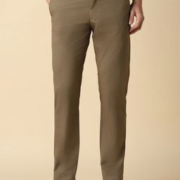 Allen Solly Men Slim Fit Textured Casual Trousers-image-37