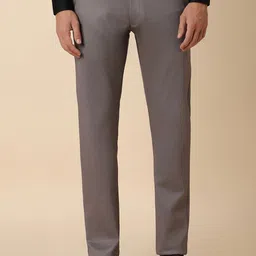 Allen Solly Men Slim Fit Mid Rise Formal Trousers-picture-32