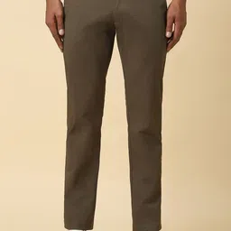 Allen Solly Men Textured Slim Fit Trousers-image-65