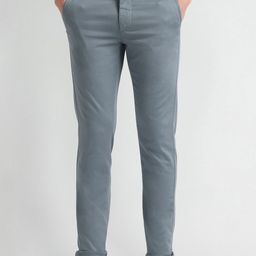 Arrow Sport Men Slim Fit Mid-Rise Dobby Trouser-picture-13