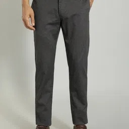Indian Terrain Men Brooklyn Slim Fit Trousers-image-23