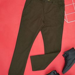 Pantaloons Junior Boys Mid-Rise Regular Fit Regular Trousers-image-94