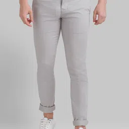 Parx Men Grey Tapered Fit Trousers-image-61