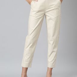 Go Colors Women Tapered Fit Mid-Rise Trousers-picture-16