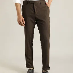 Indian Terrain Men Urban - C Tapered Fit Trousers-image-69