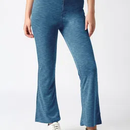 Lovable Sport Women Smart Flared Trousers-image-25