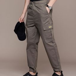 FCUK Men Jogger Style Cargos Trousers-image-52