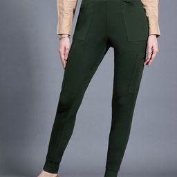 Miss Chase Women High-Rise Cargos Trousers-image-41