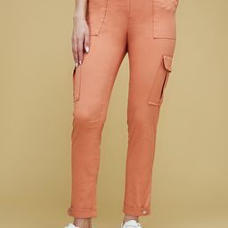DressBerry Women Regular Fit High-Rise Plain Cargos-image-13