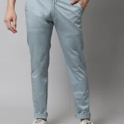 Majestic Man Men Smart Slim Fit Easy Wash Chinos Trousers-image-70