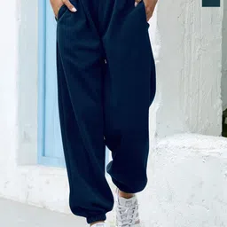 Q-rious Women Loose Fit Joggers Trousers-image-81