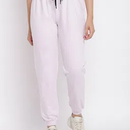 abof Women Lavender Solid Slim Fit Joggers-image-65