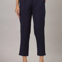 CRAFTED FOR YOU Women Comfort Pleated Trousers-image-68