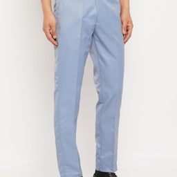 VEI SASTRE Men Smart Slim Fit Formal Trouser-image-48