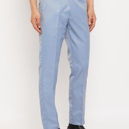 VEI SASTRE Men Smart Slim Fit Formal Trouser-image-55