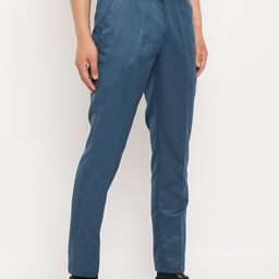 VEI SASTRE Men Smart Slim Fit Formal Trouser-image-52