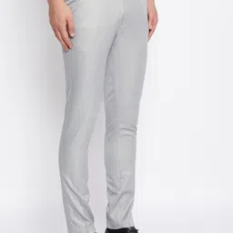 VEI SASTRE Men Mid-Rise plain Smart Slim Fit Formal Trousers-image-70