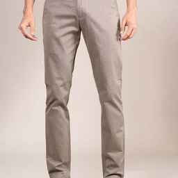 Cantabil Men Mid-Rise Cotton Regular Trousers-picture-24