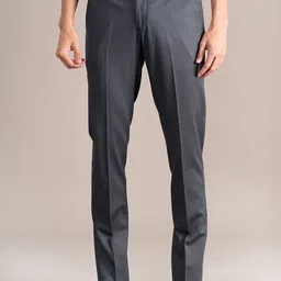 Cantabil Men Mid-Rise Regular Fit Formal Trousers-image-99