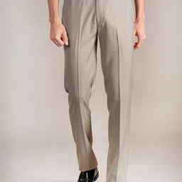 Cantabil Men Regular Fit Formal Trousers-image-52