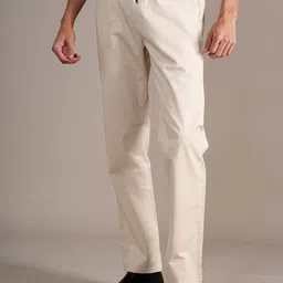 Cantabil Men Mid-Rise Regular Fit Cotton Trouser-picture-24