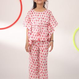 SANSKRUTIHOMES Girls Printed Regular Pure Cotton Night Suits-image-52