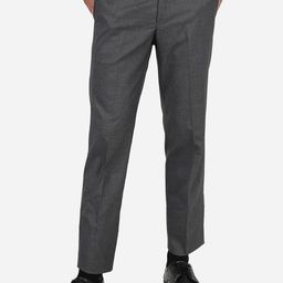 METAL Men Mid-Rise Slim Fit Formal Trousers-image-96
