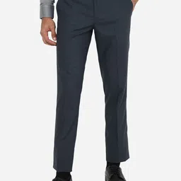 METAL Men Slim Fit Formal Trousers-image-72