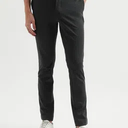 United Colors of Benetton Men Mid-Rise Slim Fit Formal Trousers-picture-22