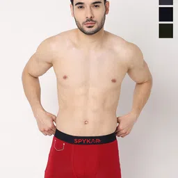 UnderJeans by Spykar Pack Of 4 Mid-Rise Trunk 24831762-1-24488464-picture-24